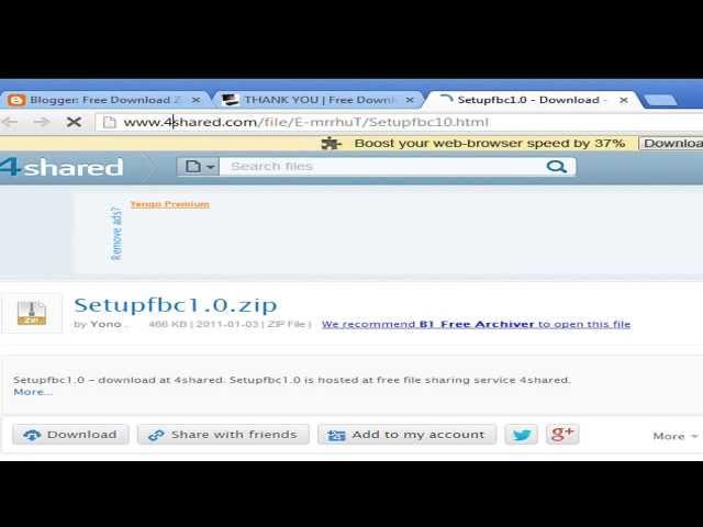 How to download with 4shared.com