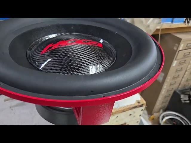 15" D2 Orion HCCA/ TC Sounds TC9 Eclipse Subwoofer by Robot Underground w/ Memphis LVS cone NCA Labs