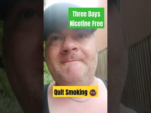 Day No.3 Detox from Nicotine - Stop Smoking  #Shorts #StopSmoking