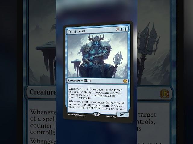 MTG AI Alters | Frost Titan | Winter is Coming...