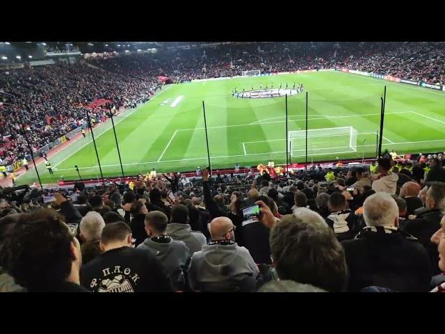 Manchester United - P.A.O.K. FC  2 - 0, PAOK fans