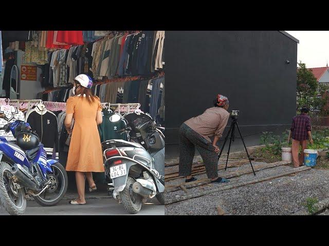 Behind the scenes of Grandma's Youtube, Dung goes to apply for a job