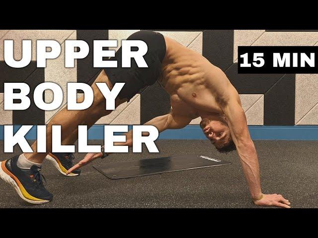 The Best 15-Min Upper Body HIIT – Burn Fat & Build Strength 