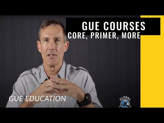 GUE Dive Courses: Core, Primer, Extras - why so many?