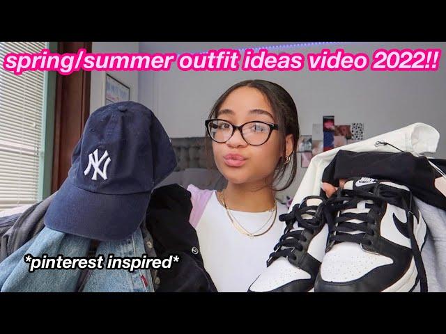 SPRING OUTFIT IDEAS 2022 *pinterest inspired* (ft. dossier)