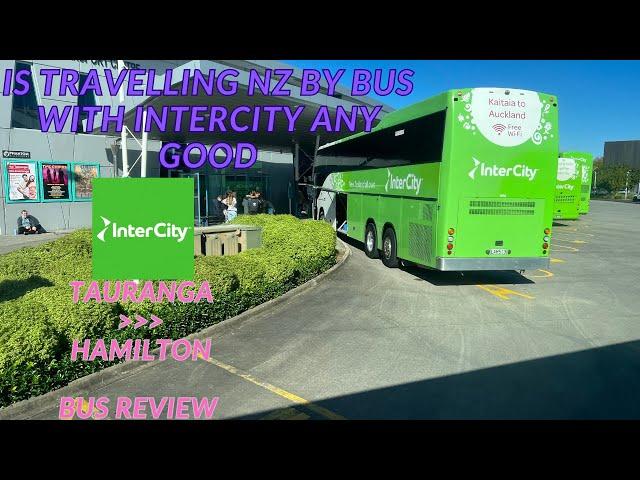 Intercity Tauranga to Hamilton bus review [comfortable and affordable way to travel in New Zealand]