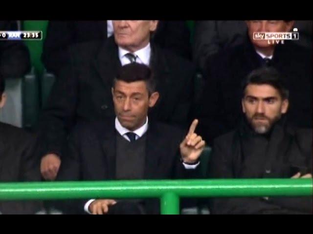 Greame Murty Interview / Pedro Caixinha  Watching From The Stand at Celtic Park