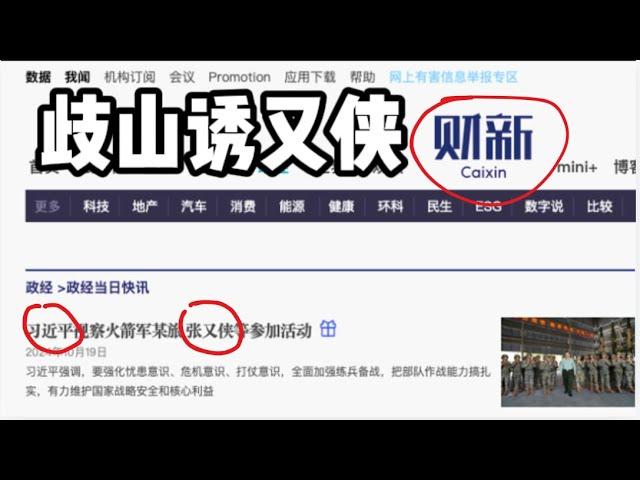 王歧山向张又侠示好：金钱+军队