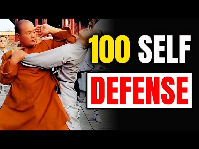 100 Shaolin Kung Fu Self Defense Techniques| How To Protect Yourself?!