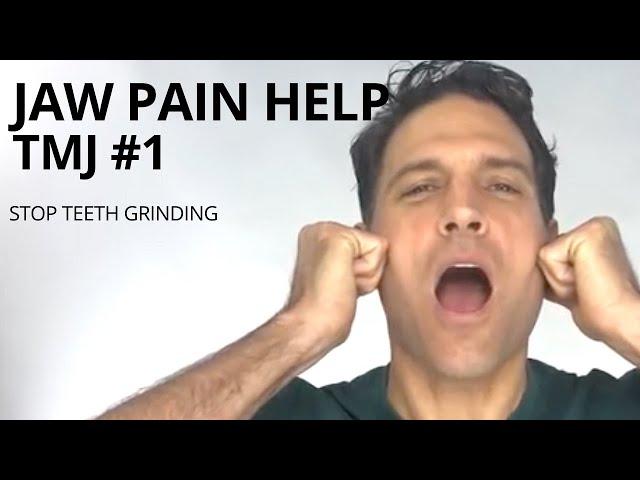 TMJ Exercises #1 --- Jaw Pain Help --- Teeth Grinding