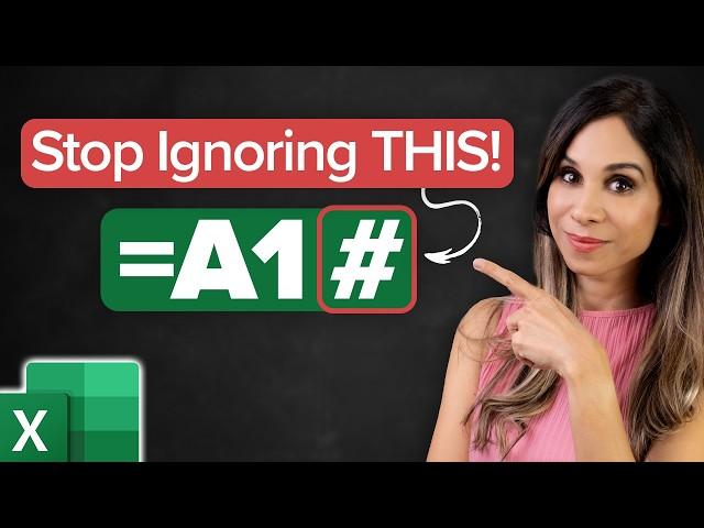 When Should You Use the Hash Sign in Excel Formulas?