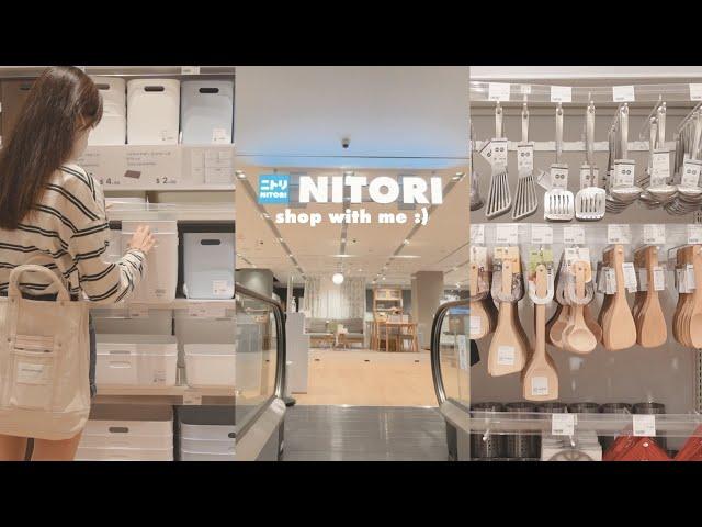 home shopping vlog • Singapore's First Nitori, Home Organisation, Kitchen and Household Items