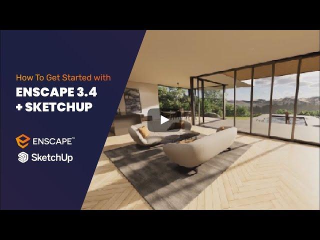 Learning Enscape 3.4 with SketchUp