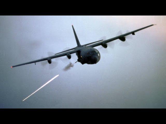 AC-130 Gunship in Action - Firing All Its Cannons • Exercise Emerald Warrior