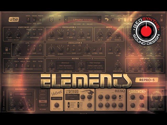 Elements Vol 1 - Patches 76 to 100 - u-he - Repro 5