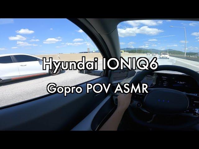 Hyundai IONIQ 6 Long range , city and highway driving POV Gopro ASMR