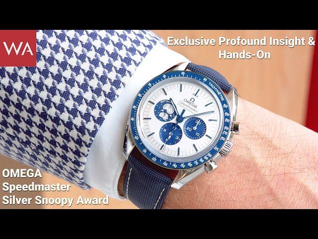 Exclusive Profound Insight & Hands-On: OMEGA Speedmaster Silver Snoopy Award