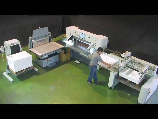 LONGER paper cutting machine system / paper guillotine system