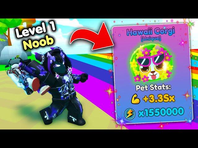 Starting Over as NOOB with STRONGEST PET in Yeet a Friend! (Roblox)