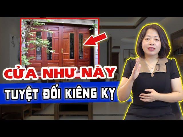 Lỗi phong thủy hệ thống cửa TUYỆT ĐỐI KIÊNG KỴ nếu không muốn tiền bạc tiêu tán