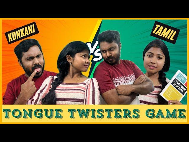 TONGUE TWISTERS CHALLENGE  - Tamil Vs Konkani 