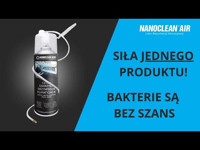 NANOCLEAN® AIR - Czyści, odgrzybia i dezynfekuje klimatyzację w domu i samochodzie.