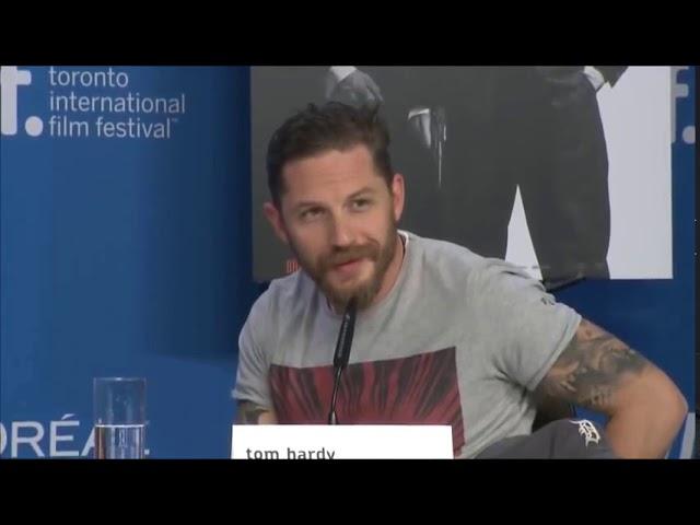 Tom Hardy responds to a question by a gay activist about his sexuality