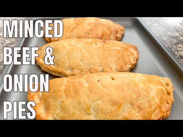 How to make minced beef and onion pies / easy minced beef and onion pie  recipe/ pasty recipe