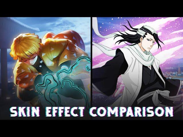 ZENITSU VS BYAKUYA : SKINS EFFECT COMPARISON