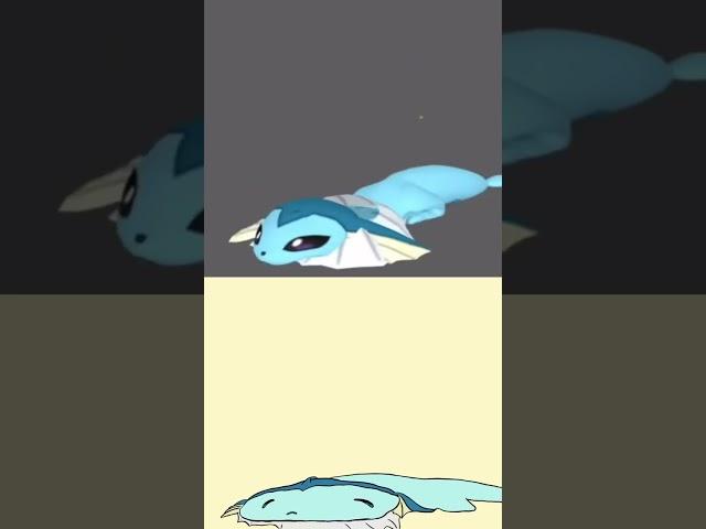 vaporeon #vaporeon #animation #shorts