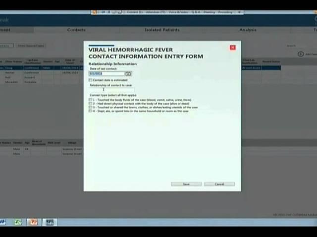 Epi Info VHF Application Demonstration (September 2, 2014)