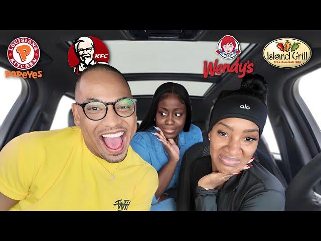 LETTING THE PERSON INFRONT OF US DECIDE WHAT WE EAT ft. TC & Tanaania | QUITE PERRY