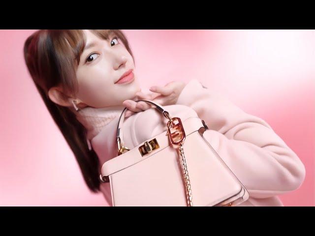 Cheng Xiao's promotional vid for Fendi Peekaboo ISeeU Petite handbags