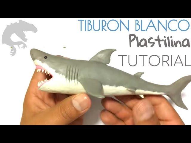 ️ COMO HACER UN MEGALODON DE PLASTILINA PASO A PASO ️ MI MUNDO DE PLASTILINA