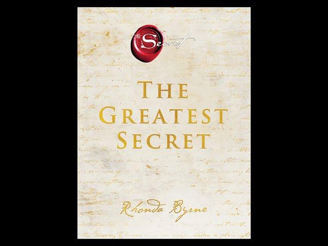 The Greatest Secret Book by Rhonda Byrne #audiobooks #lawofattraction #motivation #manifestation