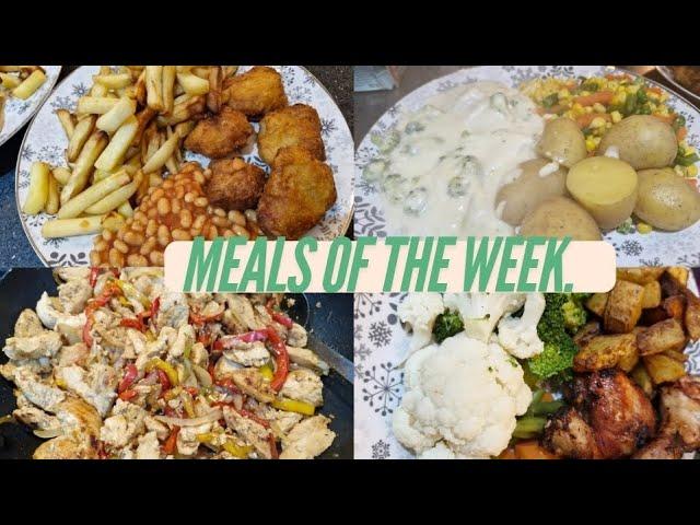 Meals of the week. #ukfamily #mealsoftheweek #mealidea #familymeals