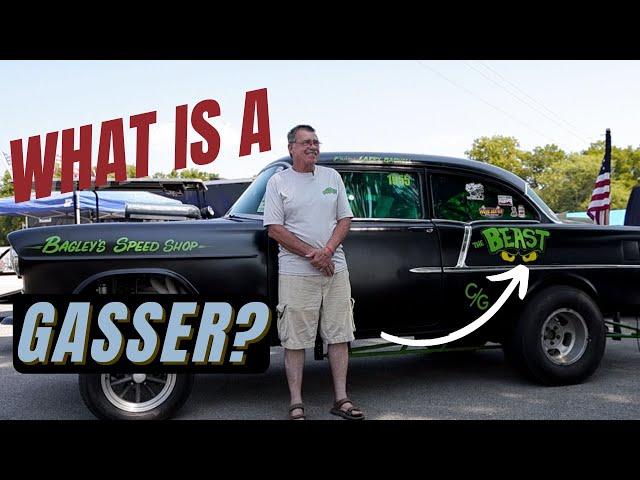 Larry Shows Off His 1955 Chevy Gasser and Tells Us About Gasser Life!