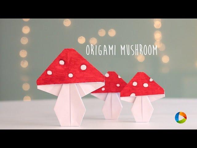 How to Fold: Origami Mushroom