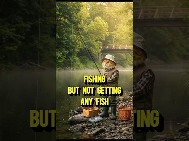 Funny Cat Fishing Fail! #feedshorts #cat #viralvideos #mobilmolen