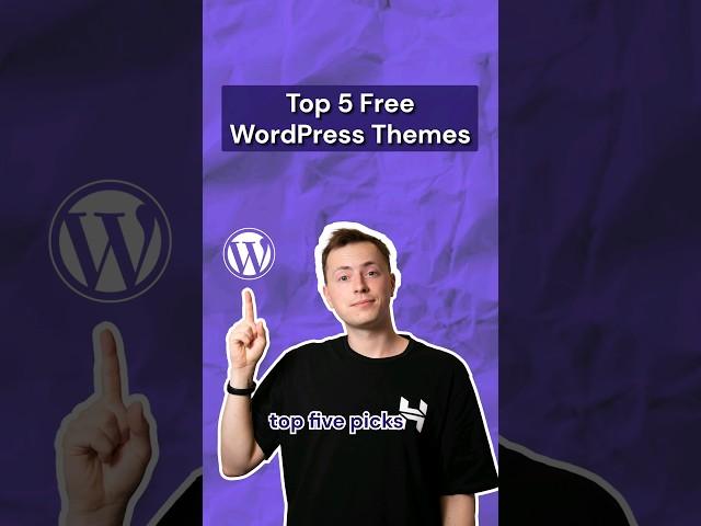 Top 5 WordPress Themes #shorts