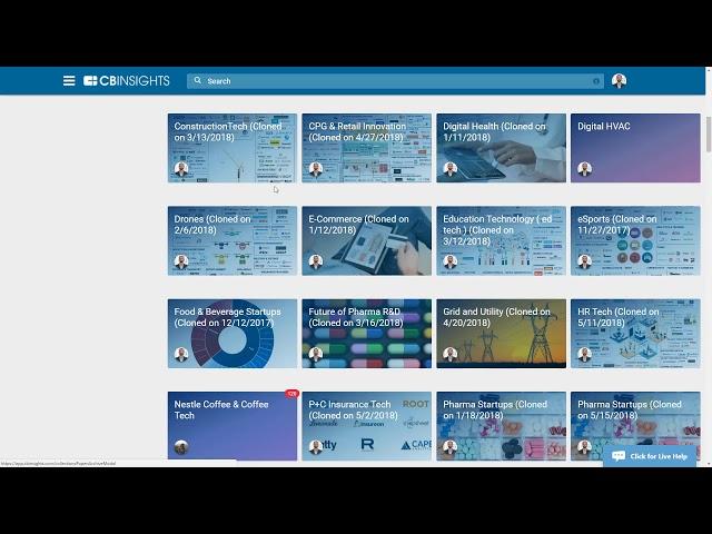 A Demo Walkthrough of the CB Insights Platform