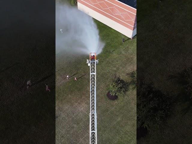 Palmer Fire Department Community Wet Down #dronevideo  #heatwave