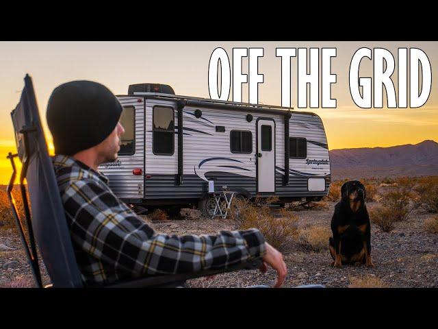 Living Off-Grid Far Out in the Desert