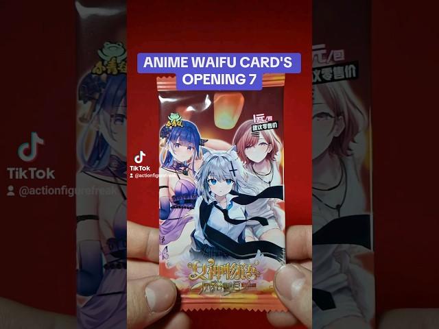 Anime Waifu Card's opening 7 || #shorts #anime