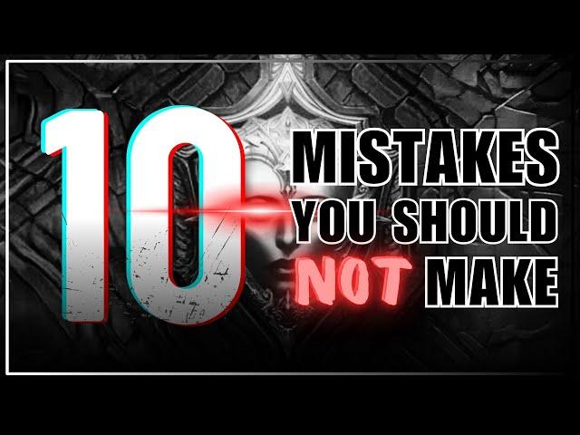 BE SMART! 10 Mistakes in Diablo Immortal you should AVOID! BEST TIPS for all Players to get better!