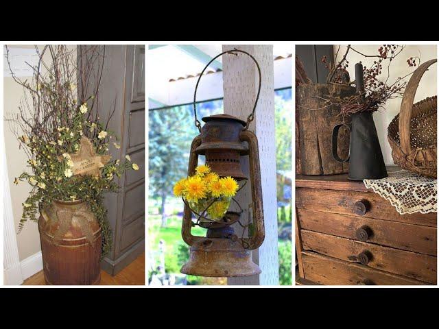 Thrifty Charm Decor Shabby Chic Vintage Rustic Home and Wall Hangings Decor Idea