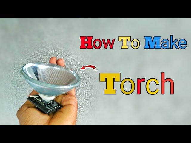 How To Make Flashlight Torch | Dk Crezy Science | #shorts