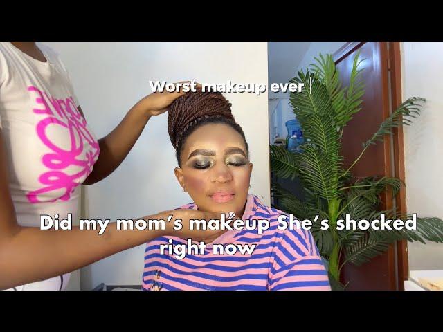 Pranked my mom :ngo ngiye kumutera makeup za Beyoncé and she’s angry at me coz of this* must watch *