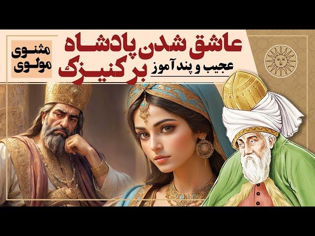 حکایت عاشق شدن پادشاه بر کنیزک | داستانی از مثنوی مولانا | حکایت های پند آموز مولانا