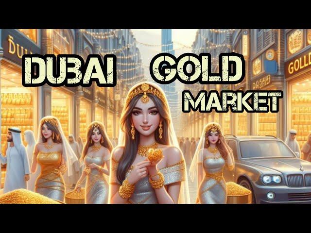 Inside Dubai Gold Souk Deira.. [ 4k ] Walking Tour